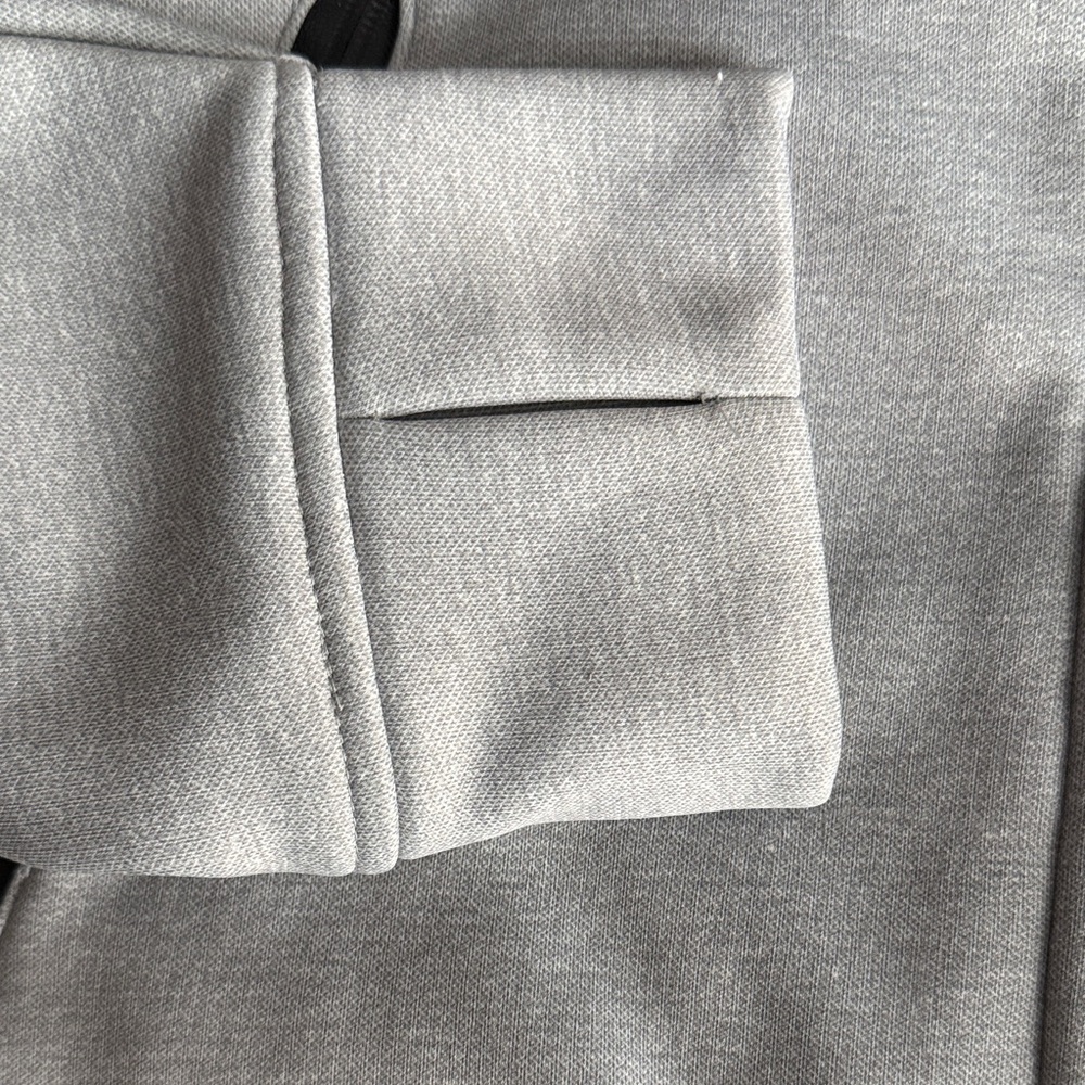 Burton - Light Gray Full-Zip Hoodie with Black Logo - medium - men - Picture 4 of 9